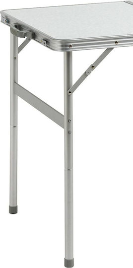 Unigreen Table Aluminum for Camping Foldable in Case 90x60x60cm White