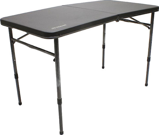 OZtrail Table Steel for Camping Foldable 120x60x71cm Gray
