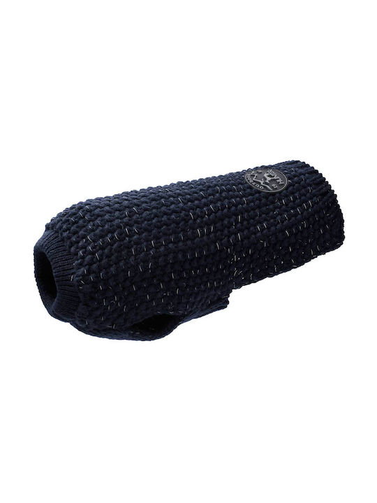 Hunter Finja Pulover tricotat Câinelui în culoarea Albastru 60x64-90x55-70cm.