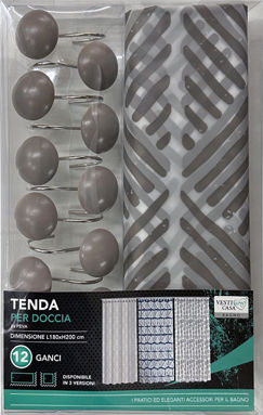 General Trade Душ завеса Тъканна 180x200см Capuccino General Trade Душ завеса Тъканна 180x200см Capuccino