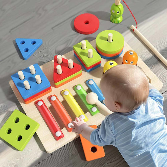 Musikinstrument Bildungs aus Holz mit Musik für 3++ Monate