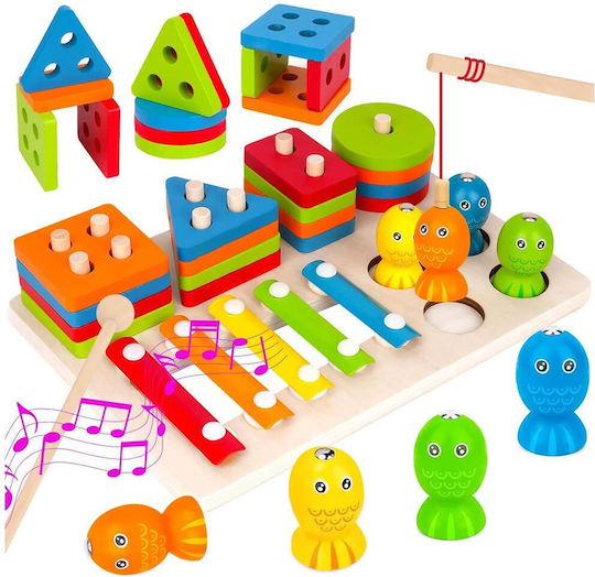 Musikinstrument Bildungs aus Holz mit Musik für 3++ Monate