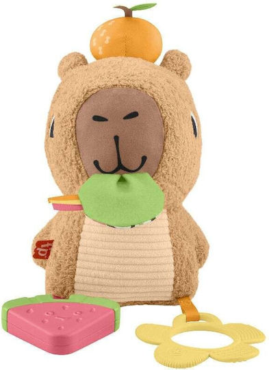 Fisher Price Capybara Animal Fabric with Sounds for 3+ Months