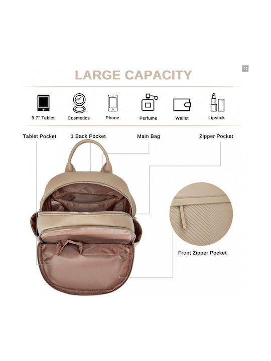 Damentasche Rucksack Khaki