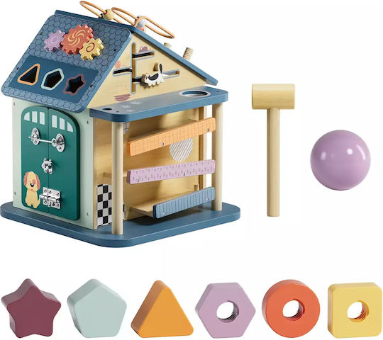 Desyllas Baby Toy made of Wood with Lights for 18++ Months