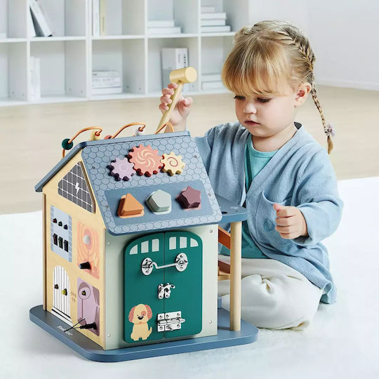 Desyllas Baby Toy made of Wood with Lights for 18++ Months