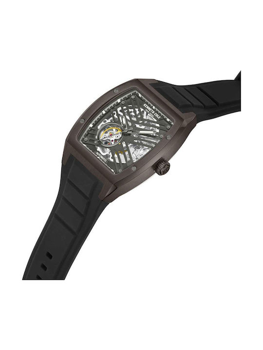 Kenneth Cole Watch Automatic with Rubber Strap Kenneth Cole Watch Automatic with Rubber Strap
