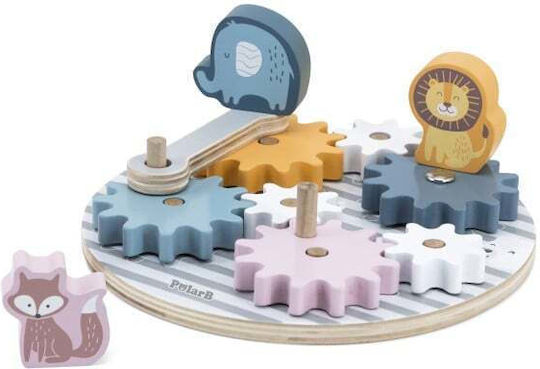 Viga Toys Βρεφικό Παιχνίδι Polar B Gears and Sprockets από Ξύλο για 18+ Μηνών