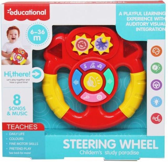 Zita Toys Steering Wheel with Light and Sounds