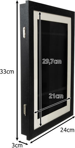 Kruzzel Κορνίζα με Μαύρο Πλαίσιο Πλαστική 33x24 Kruzzel Κορνίζα με Μαύρο Πλαίσιο Πλαστική 33x24