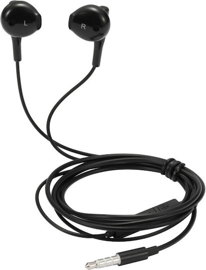 Streetz E130 Earbuds Handsfree Ακουστικά με Βύσμα 3.5mm Μαύρο
