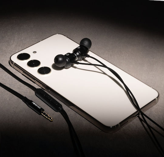 Forever Ep-01 In-ear Handsfree Ακουστικά με Βύσμα 3.5mm Μαύρο