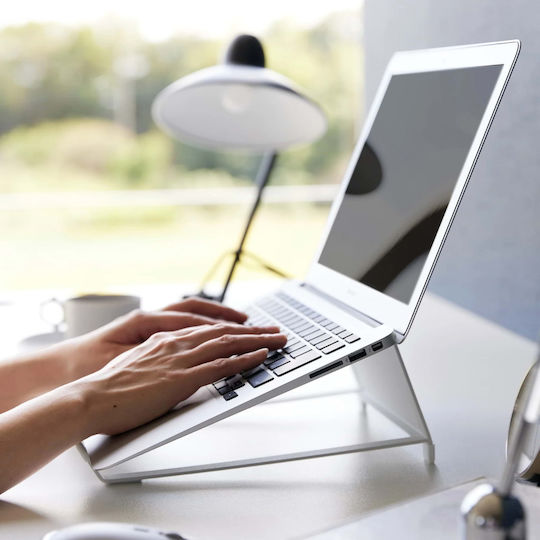 Yamazaki Yamazaki Laptop Stand for Laptops Up to 17 Inches White