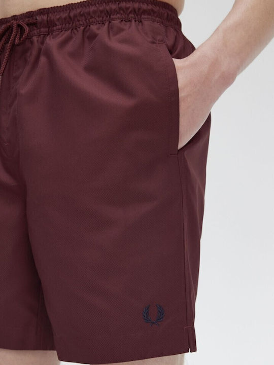 Men's Swimwear Burgundy Shorts