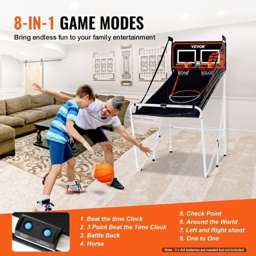 Vevor Indoor Basketball Hoop with Stand & Ball