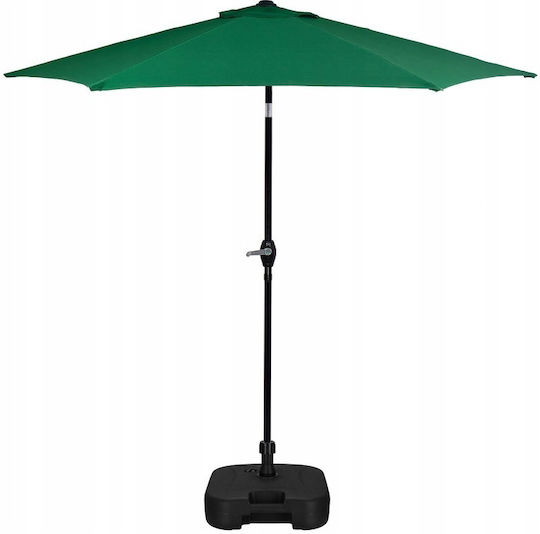 Bază de Umbrelă Apă - Nisip Plastică 22lt Pătrată Neagră