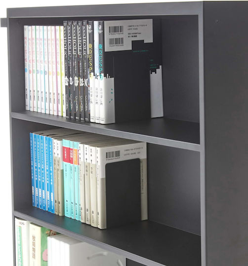 Bücherregal Tower Schwarz 59x15.6x70cm