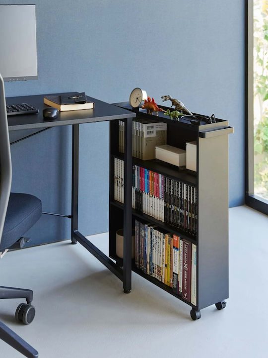 Black Tower Bookcase 59x15.6x70cm