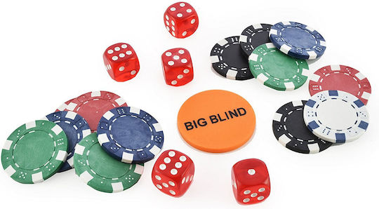 Action One Set 300 Poker Chips In Suitcase 11.5g