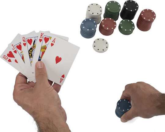Set Acțiune Unul 500 Fise de Poker În Valiză 4 G