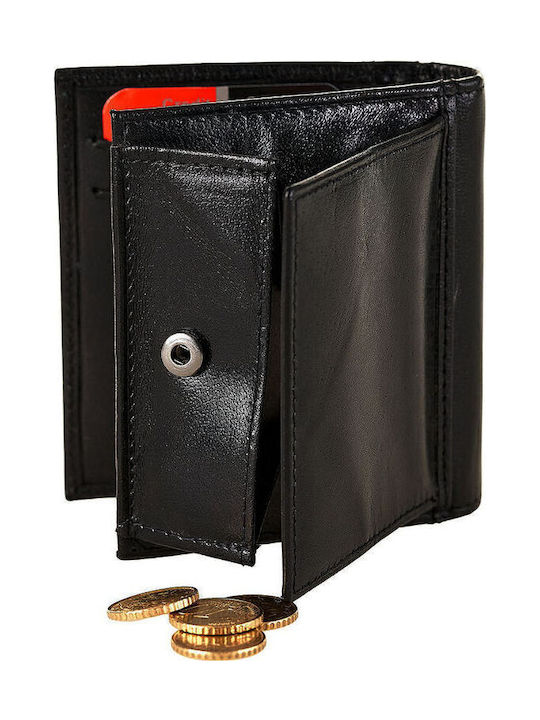 TILAK54 Leather Men's Wallet Classic Black