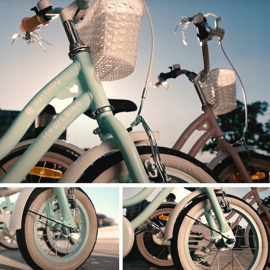 16-inch Heart Bike Girls Mint Green