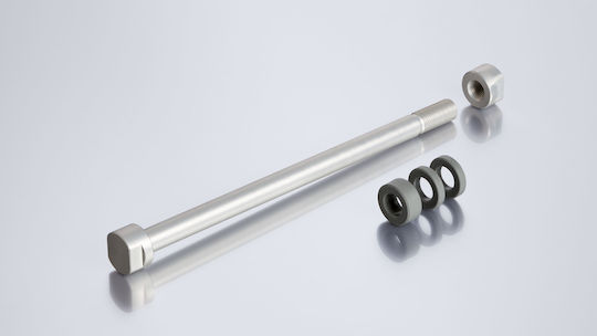 Tacx Accesorii antrenor de bicicletă Ax cu antrenament E-Thru pentru antrenor clasic de 10 mm
