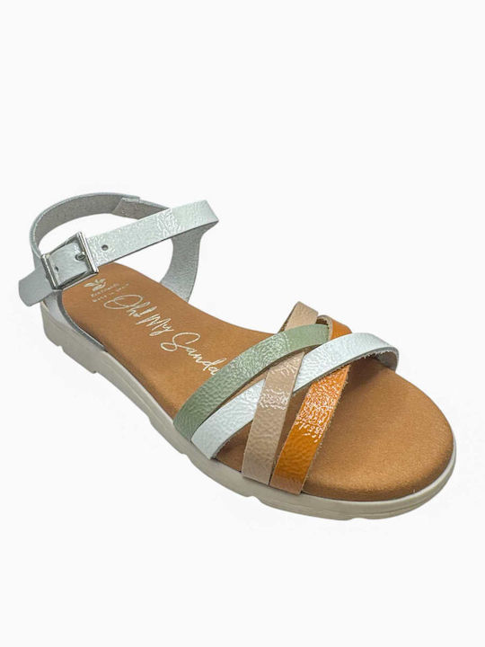 Sandale Copii Alb-Pastel