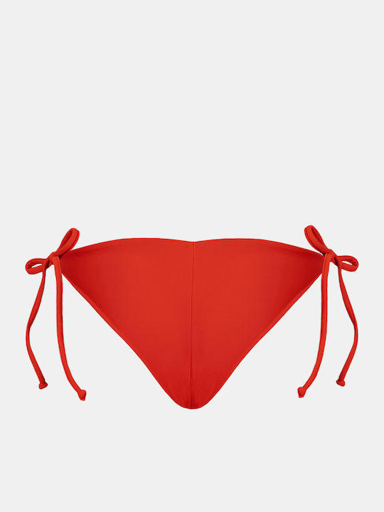 Bikini Brief Thin Straps Brazil Red