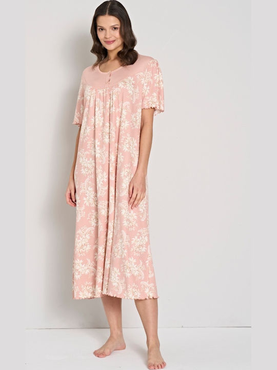 Pijadore Summer Women's Nightdress Pink