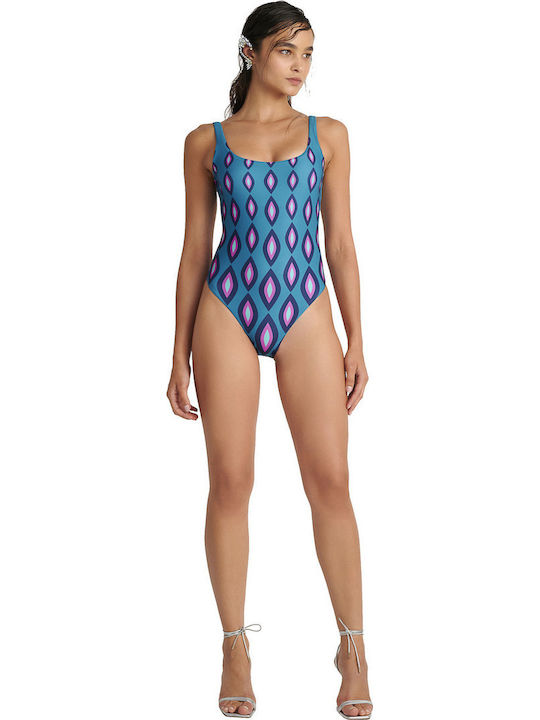 Tankini Swimsuit Dark Petrol