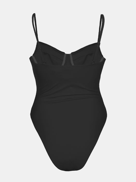 Black One Piece Swimsuit
