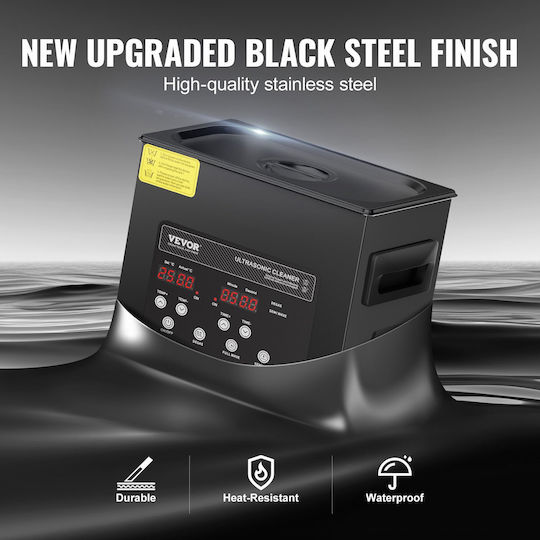 Vevor Ultrasonic Cleaner 3lt with Digital Timer