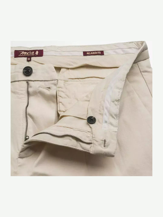 Hose Chino in Entspannter Passform White