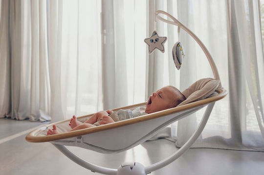 Lionelo Elektrisch Baby Relax Olivia mit Musik Beige Natural für Kind bis 9kg