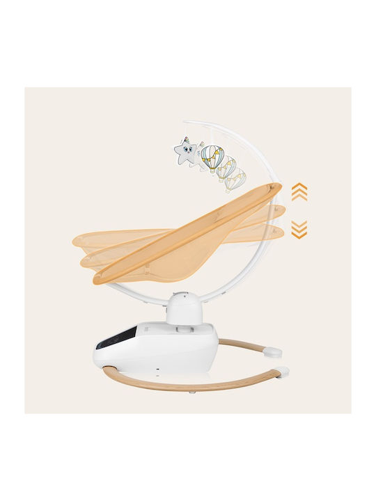 Lionelo Electric Baby Relax Olivia with Music Beige Natural for Child up to 9kg