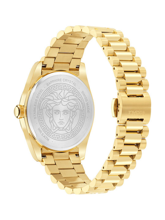 Versace Millenium Gent Ρολόι Μπαταρίας με Μεταλλικό Μπρασελέ Versace Millenium Gent Ρολόι Μπαταρίας με Μεταλλικό Μπρασελέ