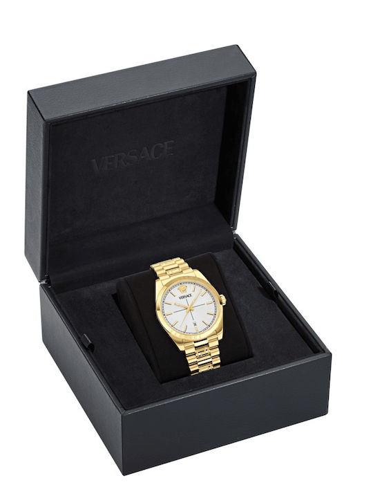 Versace Millenium Gent Ανδρικό Ρολόι Μπαταρίας με Χρυσό Μεταλλικό Μπρασελέ
