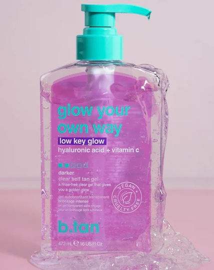B.Tan Glow Your Own Way, low key glow Autobronzant Gel Corp 495ml