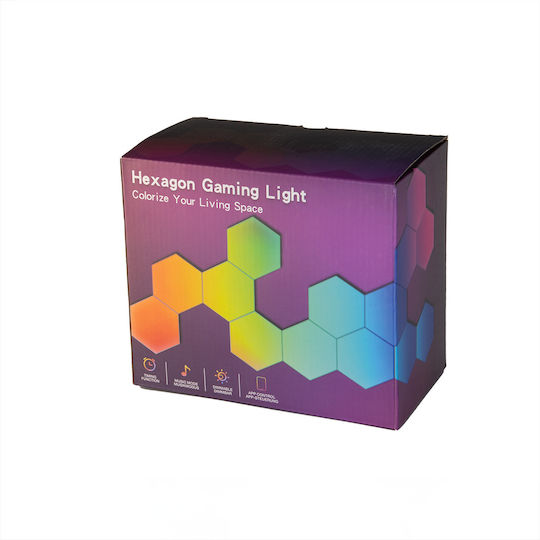 Φωτιστικό Smart LED RGB Hexagon