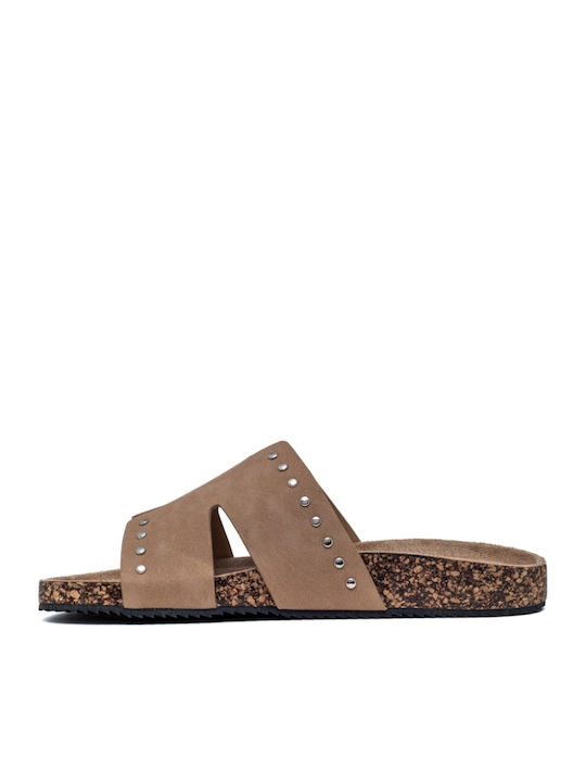 Sandale Casual Damă Flatforme Maro