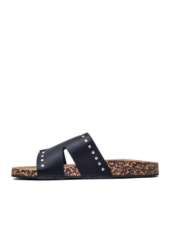 Flache Sandalen für Damen Flatforms in Schwarz Farbe