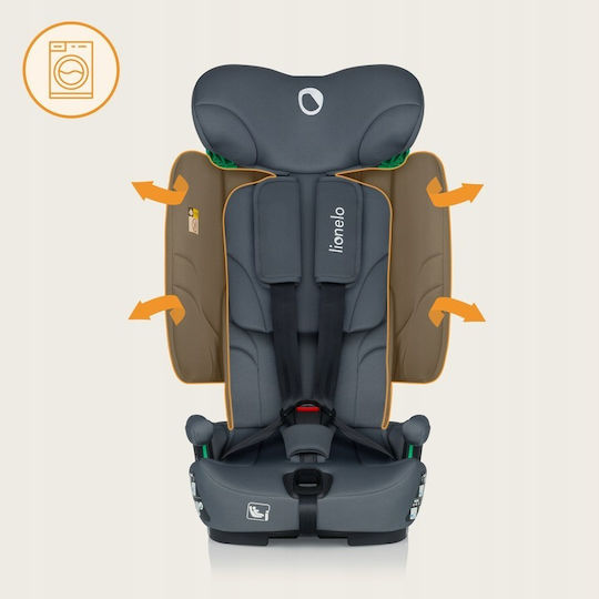 Lionelo Nelly Baby Car Seat i-Size with Isofix Gray Graphite 9-36 kg