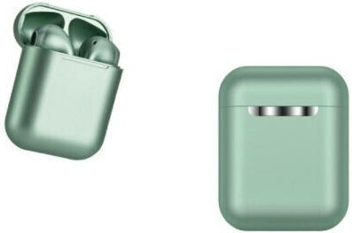 Earbud Bluetooth хендсфри Слушалки с Кутийка за Зареждане Зелен