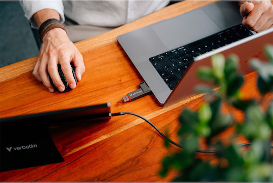 Verbatim Dual 1.0TB USB 2.0 Stick με σύνδεση USB-A & USB-C Γκρι