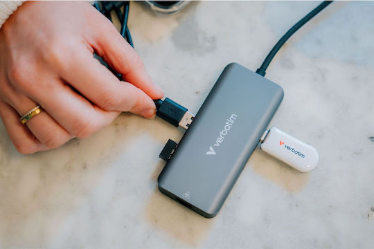 Verbatim 512GB USB 2.0 Stick με σύνδεση USB-C Λευκό