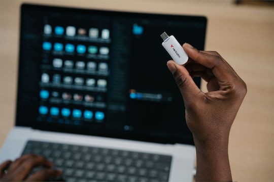 Verbatim 512GB USB 2.0 Stick με σύνδεση USB-C Λευκό