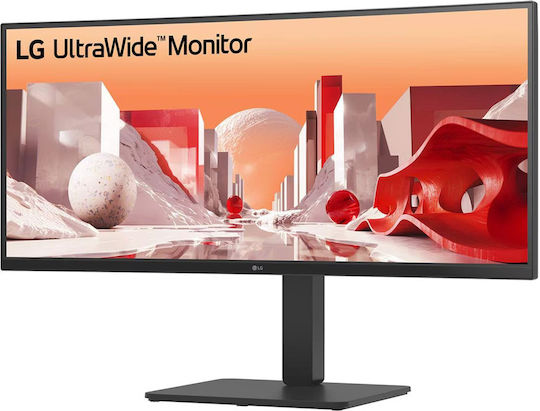 LG 34BA75QE-B Ultrawide IPS HDR Curved Monitor 34" QHD 3440x1440 με Χρόνο Απόκρισης 5ms GTG