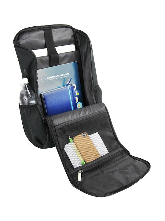 Esperanza Et199 15.6" Laptop Bag Side Panels Foam Material Zipper Pocket Black