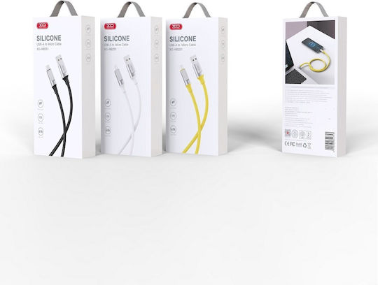 XO NB251 Regulär USB 2.0 auf Micro-USB-Kabel Schwarz 1m 1Stück